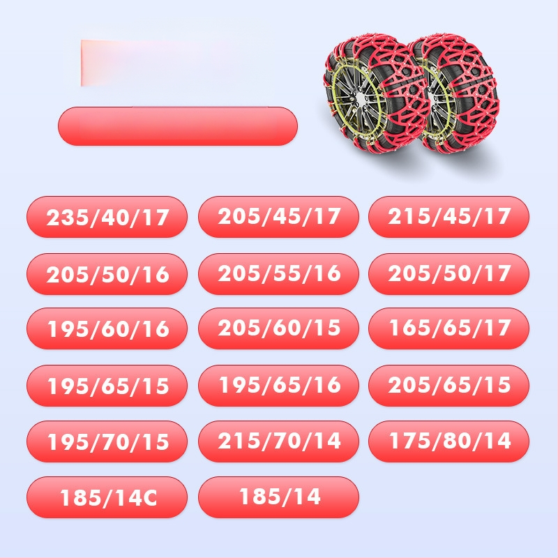 Lanț antiaderant pentru anvelope din cauciuc Xiude, 6 kg, Model Special pentru Anvelope, Compatibil cu Toate Specificațiile Anvelopei