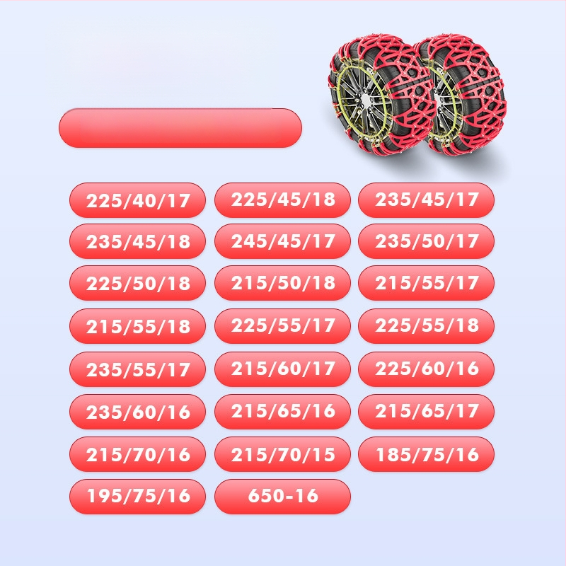 Lanț antiaderant pentru anvelope din cauciuc Xiude, 6 kg, Model Special pentru Anvelope, Compatibil cu Toate Specificațiile Anvelopei