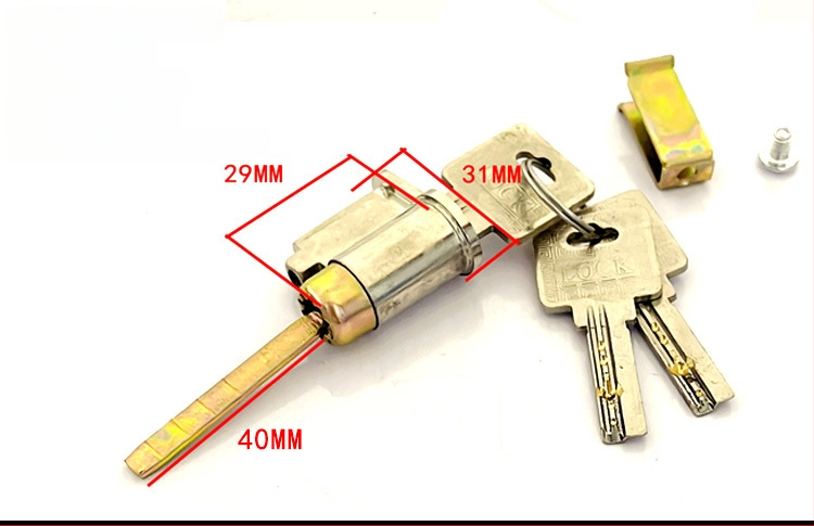 Zárcilinder, különleges formájú elektronikus zár belső ajtókhoz és szállodai ajtókhoz, cinkötvözet