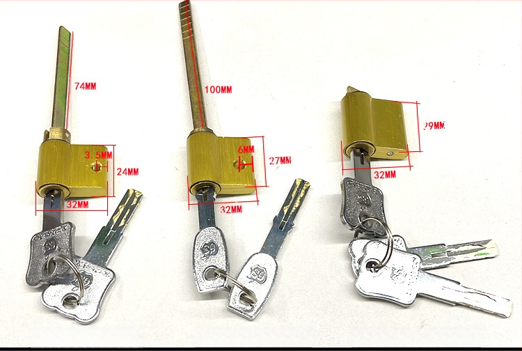 Zárcilinder, különleges formájú elektronikus zár belső ajtókhoz és szállodai ajtókhoz, cinkötvözet