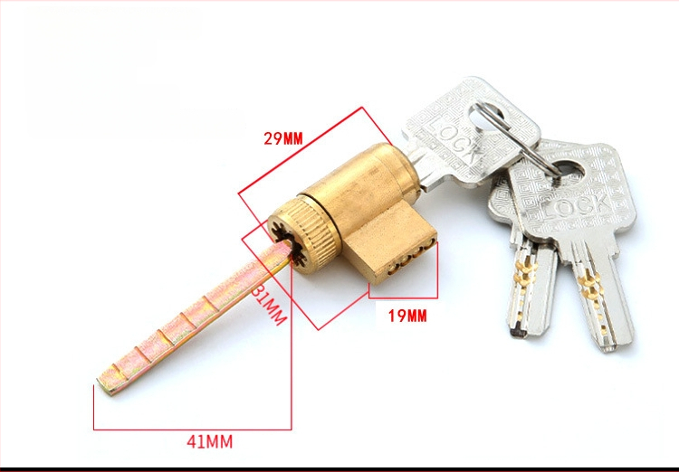 Zárcilinder, különleges formájú elektronikus zár belső ajtókhoz és szállodai ajtókhoz, cinkötvözet