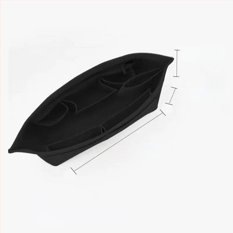 Unutarnji organizator za tote torbe – tijelo od filca, podstava od poliestera, jednobojni uzorak, ultra lagan, otporan na krađu, proširivo skladištenje za kućnu upotrebu