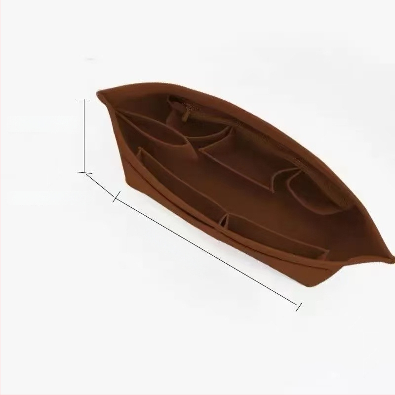 Unutarnji organizator za tote torbe – tijelo od filca, podstava od poliestera, jednobojni uzorak, ultra lagan, otporan na krađu, proširivo skladištenje za kućnu upotrebu