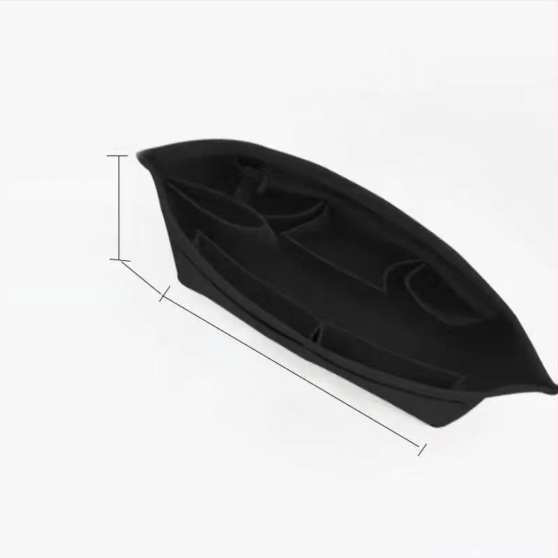 Unutarnji organizator za tote torbe – tijelo od filca, podstava od poliestera, jednobojni uzorak, ultra lagan, otporan na krađu, proširivo skladištenje za kućnu upotrebu