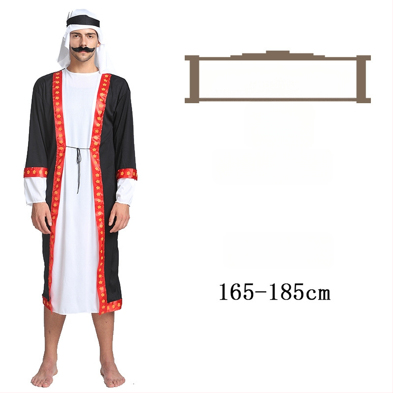 Halloween Ball kostým – Arabský rúško Saud-Dubaj štýl pre ženy – Polyester, hlavná zložka acetát 100% – Jar 2023