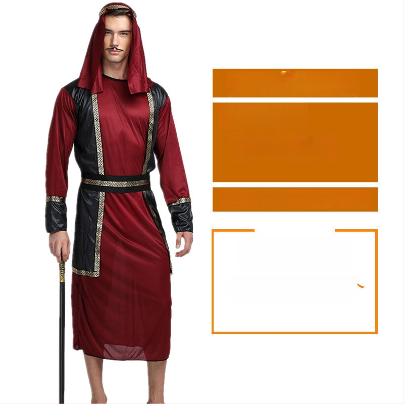 Halloween Ball kostým – Arabský rúško Saud-Dubaj štýl pre ženy – Polyester, hlavná zložka acetát 100% – Jar 2023