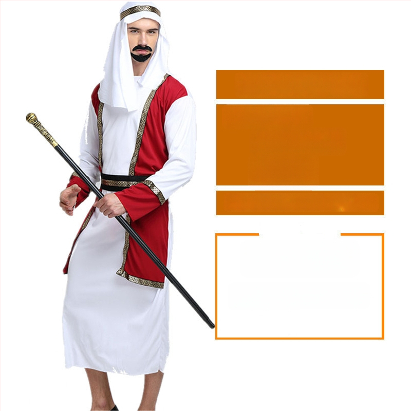 Halloween Ball kostým – Arabský rúško Saud-Dubaj štýl pre ženy – Polyester, hlavná zložka acetát 100% – Jar 2023