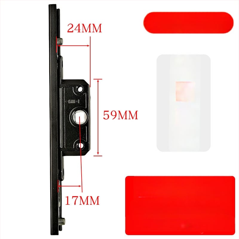 Alumíniumötvözetű bukóablak zárdoboza: átviteli zártest és teleszkópos zár, összekötő záralkatrészek