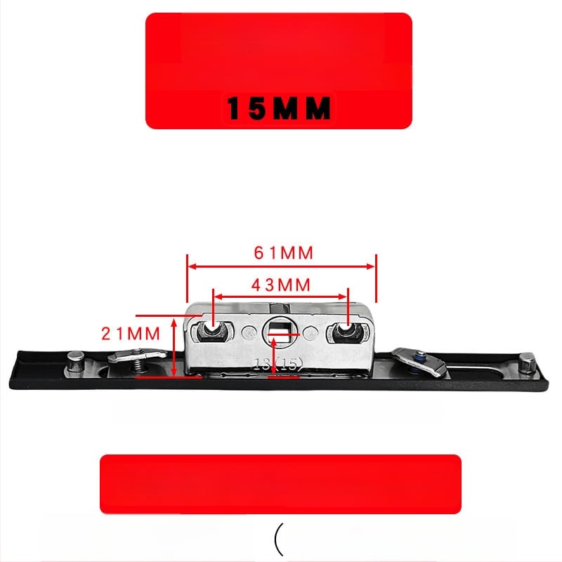 Alumíniumötvözetű bukóablak zárdoboza: átviteli zártest és teleszkópos zár, összekötő záralkatrészek