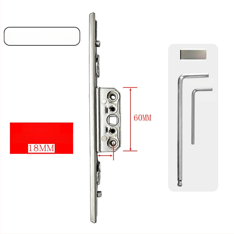 Alumíniumötvözetű bukóablak zárdoboza: átviteli zártest és teleszkópos zár, összekötő záralkatrészek