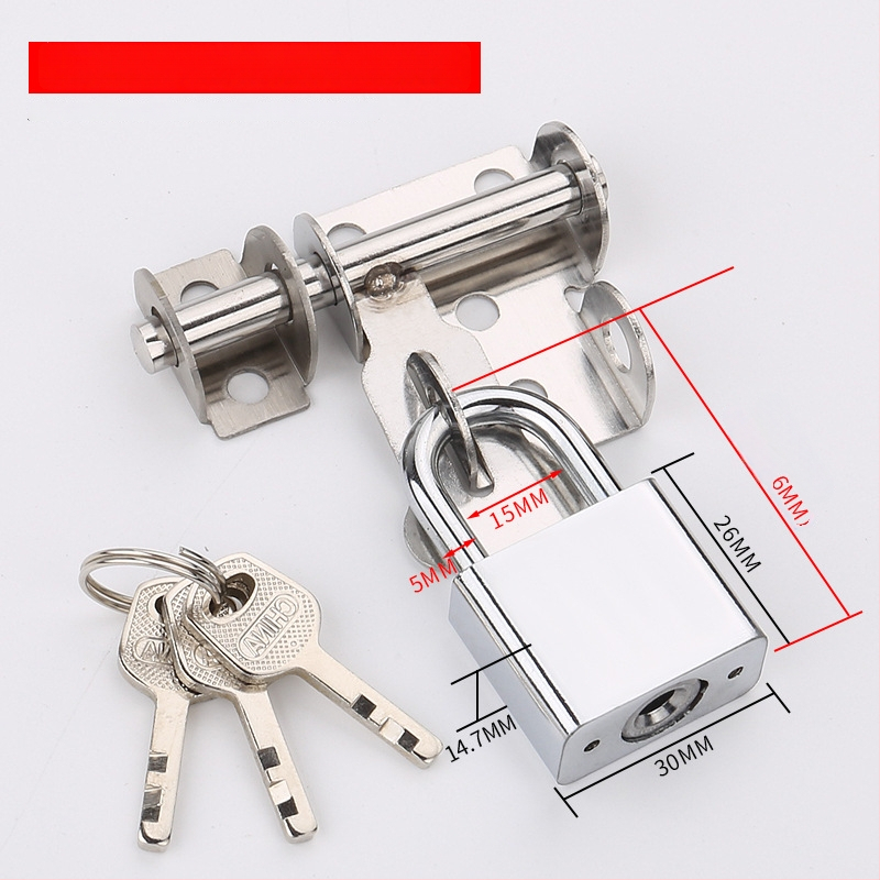 Дверна зацепка от неръждаема стомана – Solid Latch, корпус на заключващ Mechanizъм, за дървени врати, стил лайт лукс