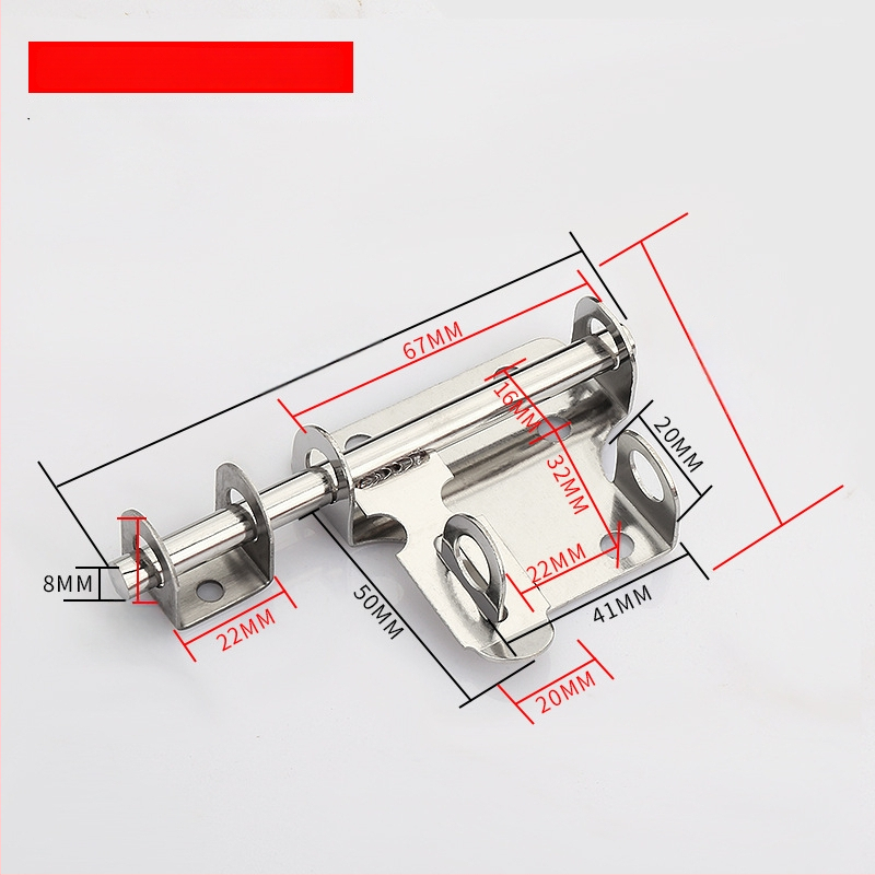 Дверна зацепка от неръждаема стомана – Solid Latch, корпус на заключващ Mechanizъм, за дървени врати, стил лайт лукс