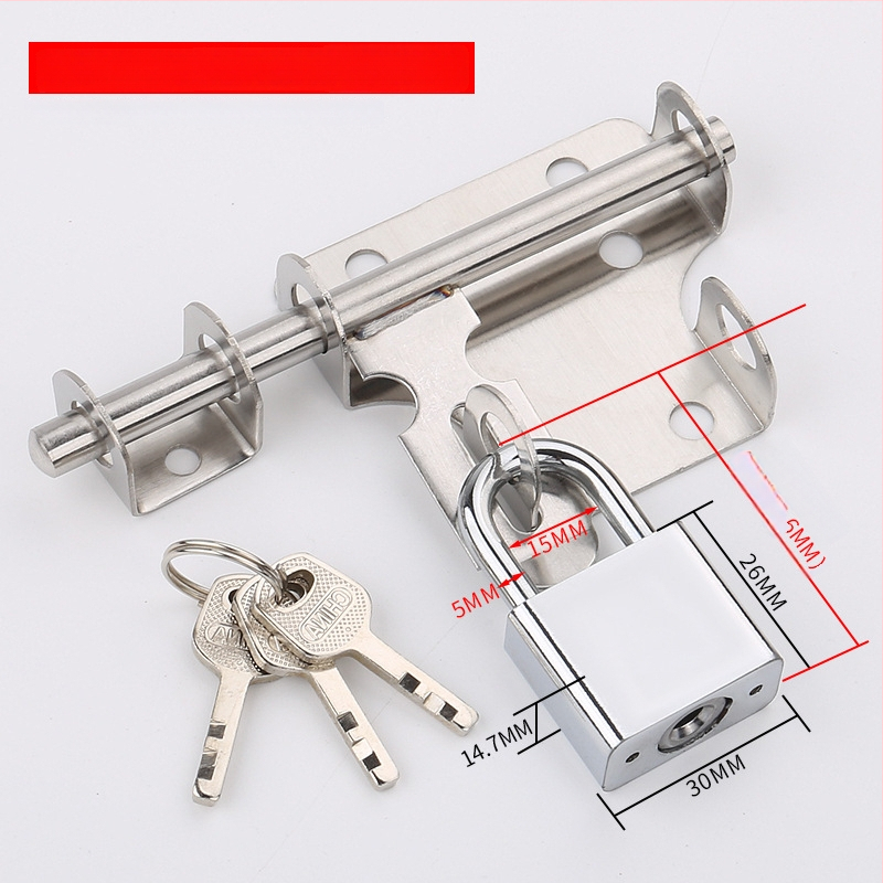 Дверна зацепка от неръждаема стомана – Solid Latch, корпус на заключващ Mechanizъм, за дървени врати, стил лайт лукс