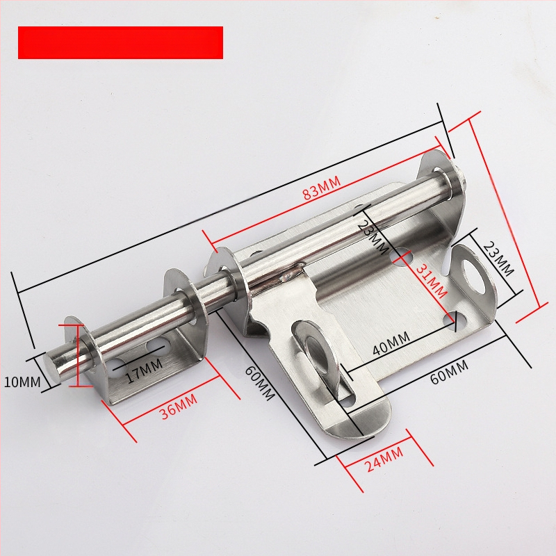 Дверна зацепка от неръждаема стомана – Solid Latch, корпус на заключващ Mechanizъм, за дървени врати, стил лайт лукс