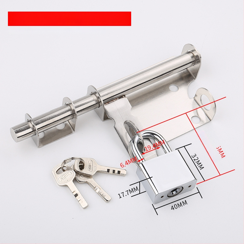 Дверна зацепка от неръждаема стомана – Solid Latch, корпус на заключващ Mechanizъм, за дървени врати, стил лайт лукс