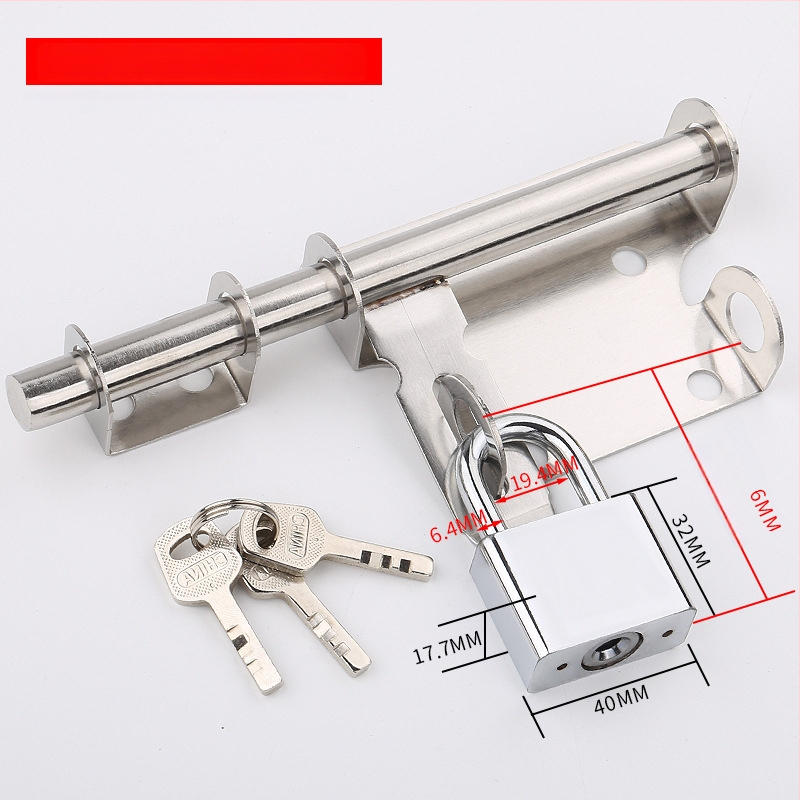 Дверна зацепка от неръждаема стомана – Solid Latch, корпус на заключващ Mechanizъм, за дървени врати, стил лайт лукс