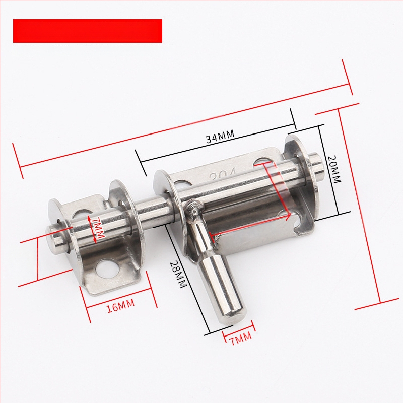 Дверна зацепка от неръждаема стомана – Solid Latch, корпус на заключващ Mechanizъм, за дървени врати, стил лайт лукс