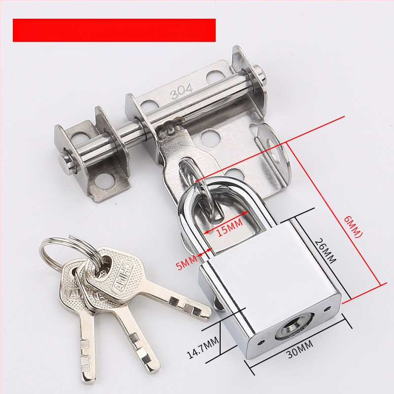 Дверна зацепка от неръждаема стомана – Solid Latch, корпус на заключващ Mechanizъм, за дървени врати, стил лайт лукс