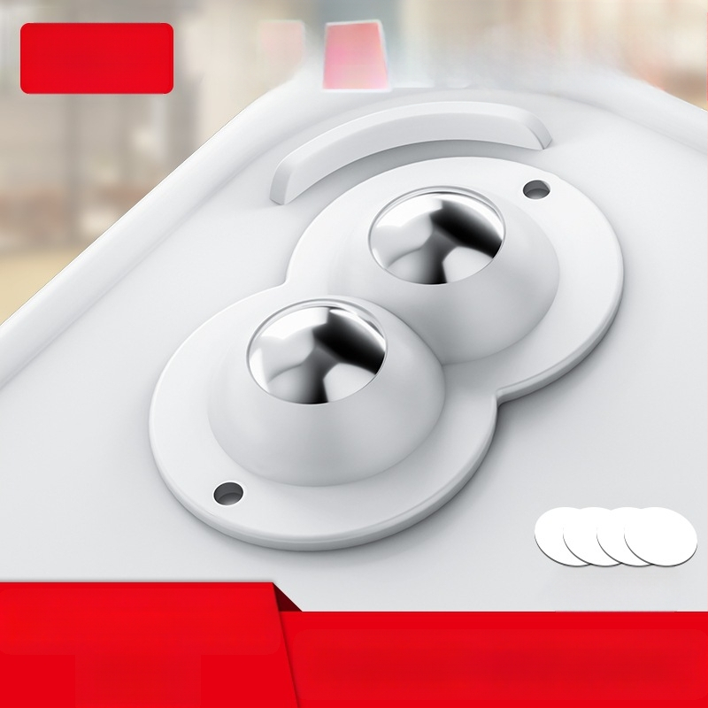 Ringing мини безшумни въртящи се ролки за мебели (ABS + неръждаема стомана)