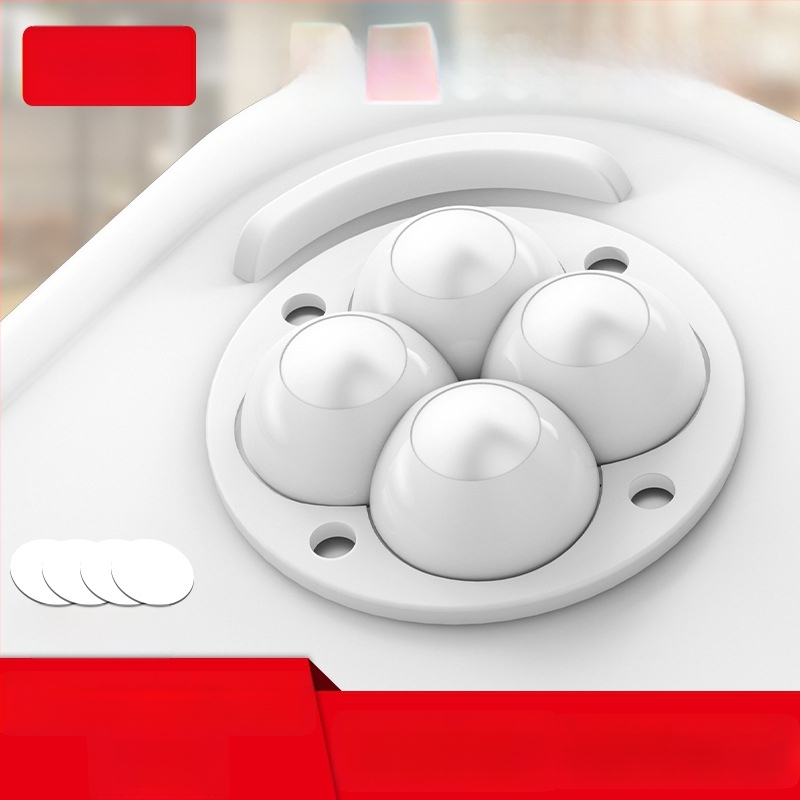 Ringing мини безшумни въртящи се ролки за мебели (ABS + неръждаема стомана)