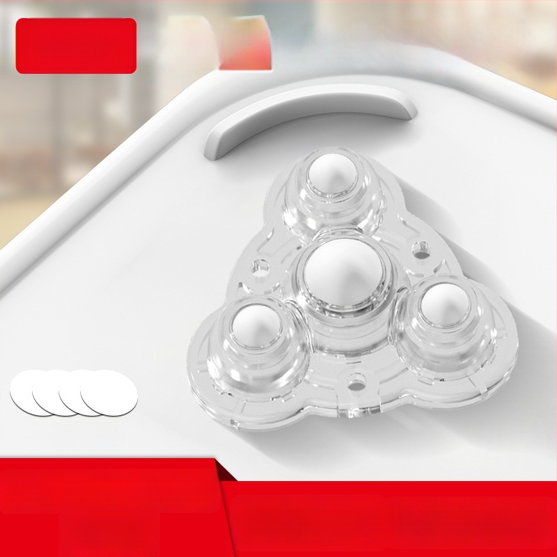 Ringing мини безшумни въртящи се ролки за мебели (ABS + неръждаема стомана)