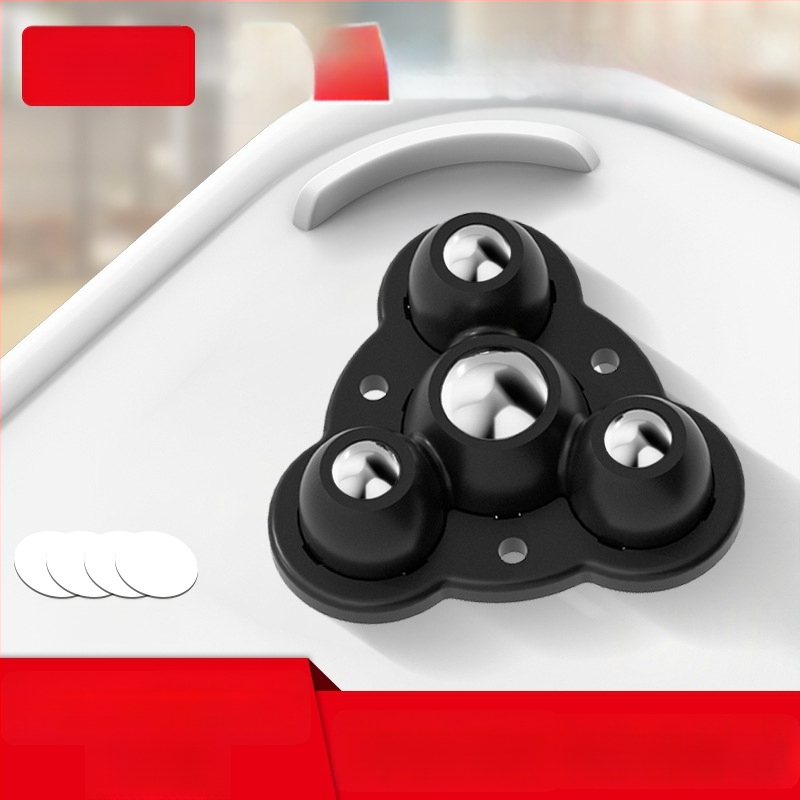 Ringing мини безшумни въртящи се ролки за мебели (ABS + неръждаема стомана)