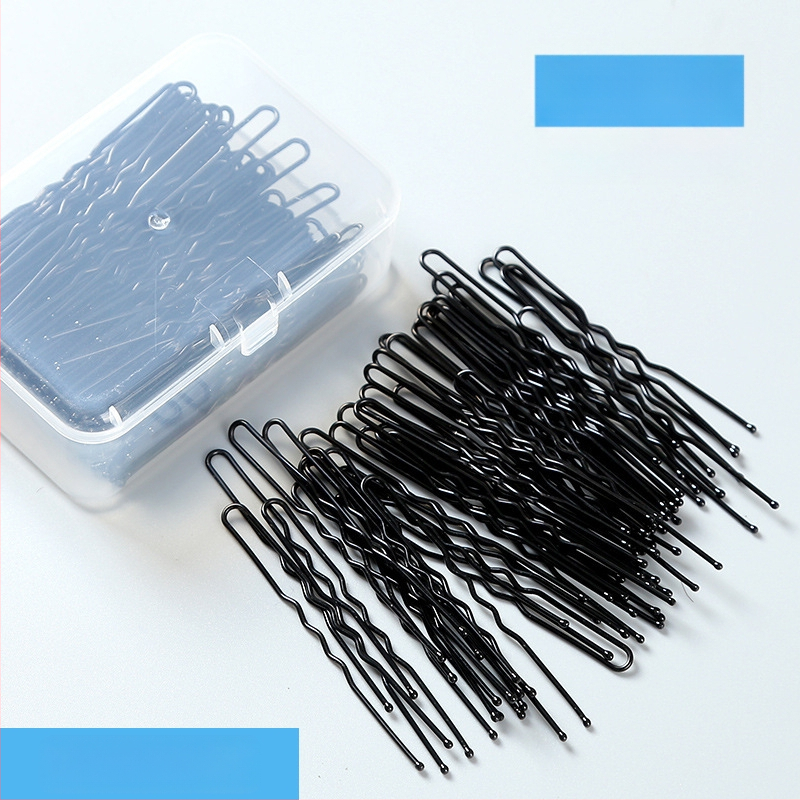 Clamă de păr în formă de U pentru femei, lucrată manual, materiale mixte, brand OLLBTG