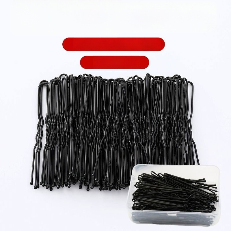 Clamă de păr în formă de U pentru femei, lucrată manual, materiale mixte, brand OLLBTG