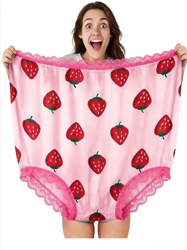 Unisex saténové Granny nohavičky – Nové a zábavné spodné prádlo na Halloween a rolové hry, 100% satén, jar 2022, vhodné pre vek 25–29