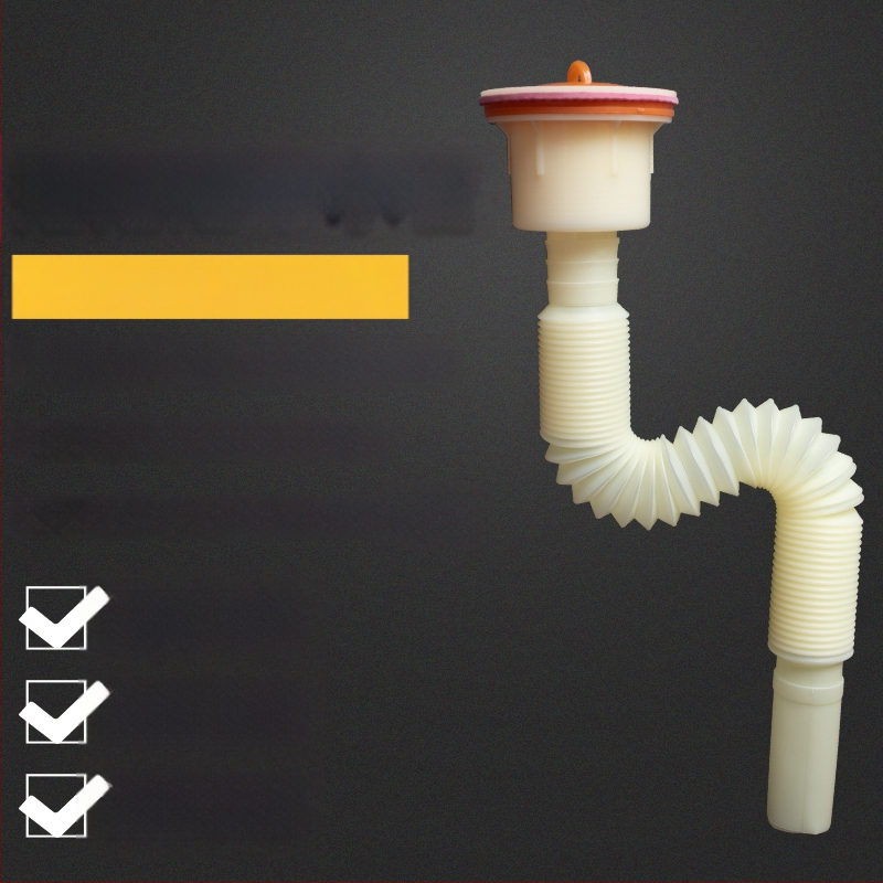 Univerzálny odtokový set pre mop drez a rôzne umývadlá, odtoková trubka typu P, CE certifikát, univerzálny súbor príslušenstva