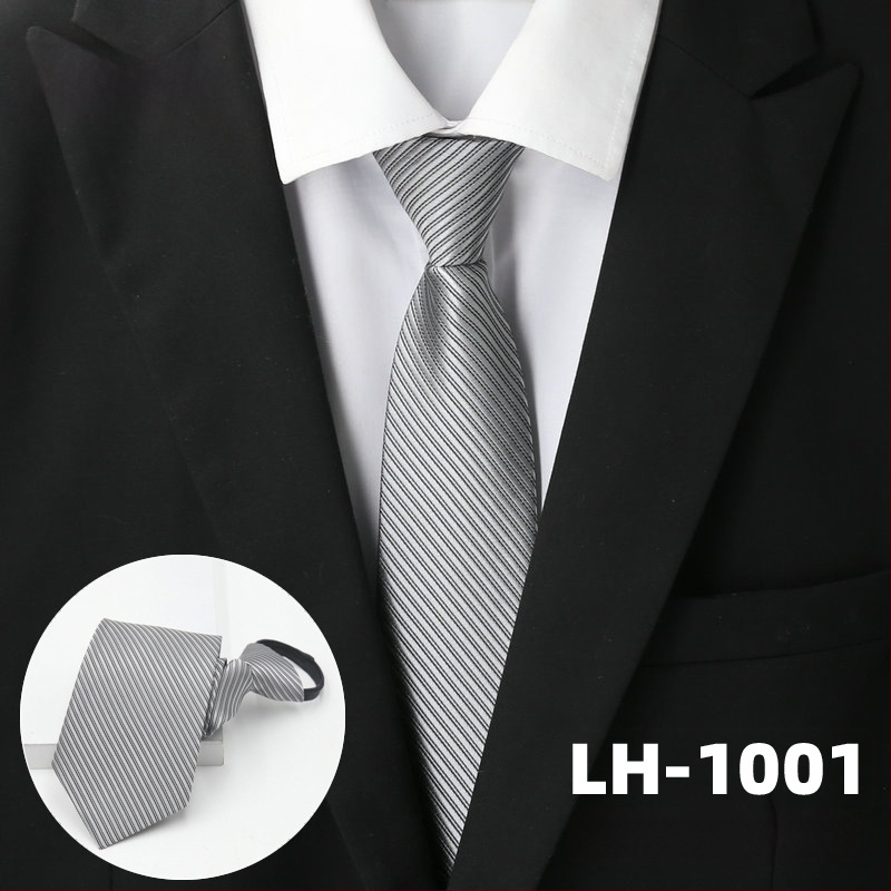 Γραβάτα για άνδρες, ζακάρτ ύφανση με ρίγες, στυλ βέλους, επένδυση πολυεστέρας