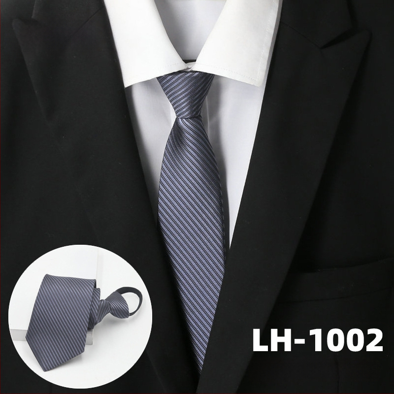 Γραβάτα για άνδρες, ζακάρτ ύφανση με ρίγες, στυλ βέλους, επένδυση πολυεστέρας