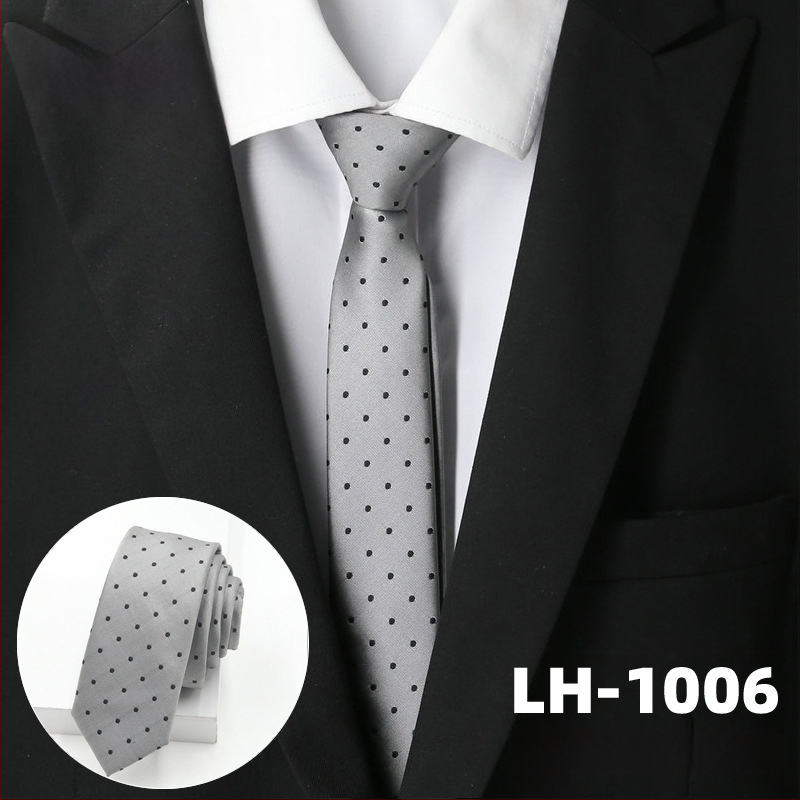 Γραβάτα για άνδρες, ζακάρτ ύφανση με ρίγες, στυλ βέλους, επένδυση πολυεστέρας