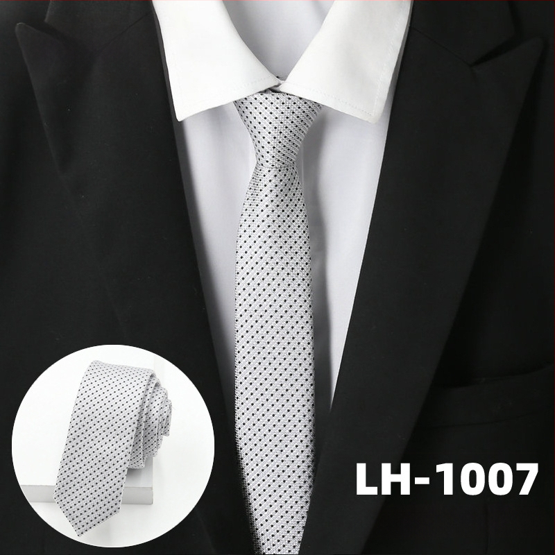 Γραβάτα για άνδρες, ζακάρτ ύφανση με ρίγες, στυλ βέλους, επένδυση πολυεστέρας