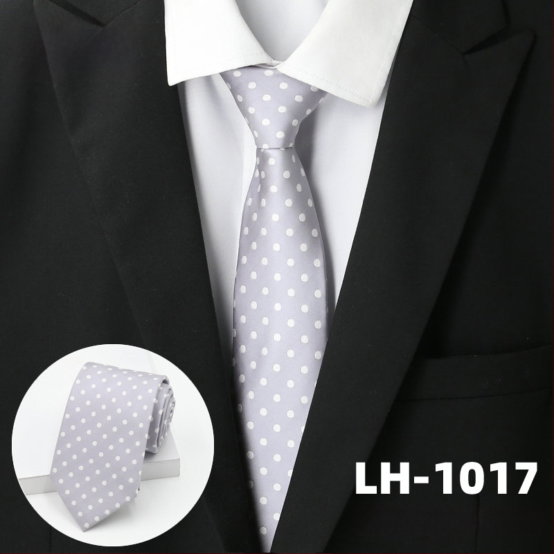 Γραβάτα για άνδρες, ζακάρτ ύφανση με ρίγες, στυλ βέλους, επένδυση πολυεστέρας