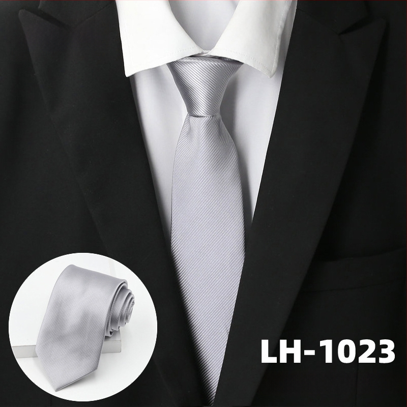 Γραβάτα για άνδρες, ζακάρτ ύφανση με ρίγες, στυλ βέλους, επένδυση πολυεστέρας