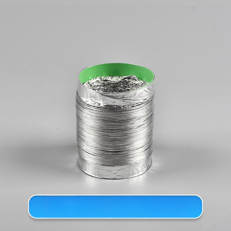 Телескопична двупластова дебела вентилационна тръба с алуминиево фолио за кухня и баня