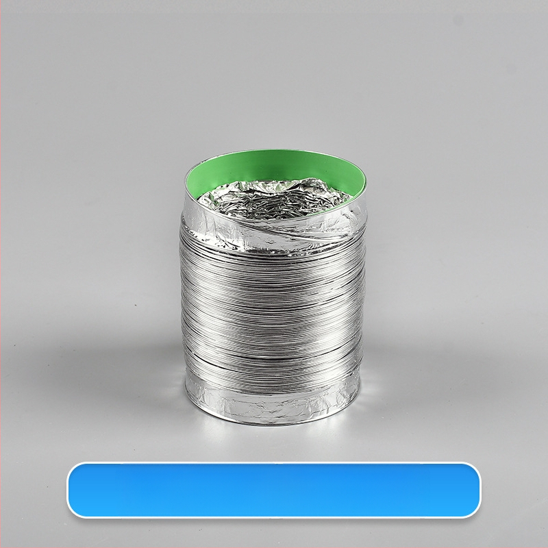 Телескопична двупластова дебела вентилационна тръба с алуминиево фолио за кухня и баня