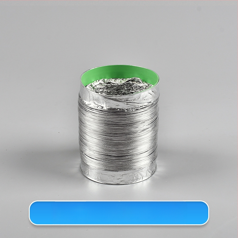 Телескопична двупластова дебела вентилационна тръба с алуминиево фолио за кухня и баня