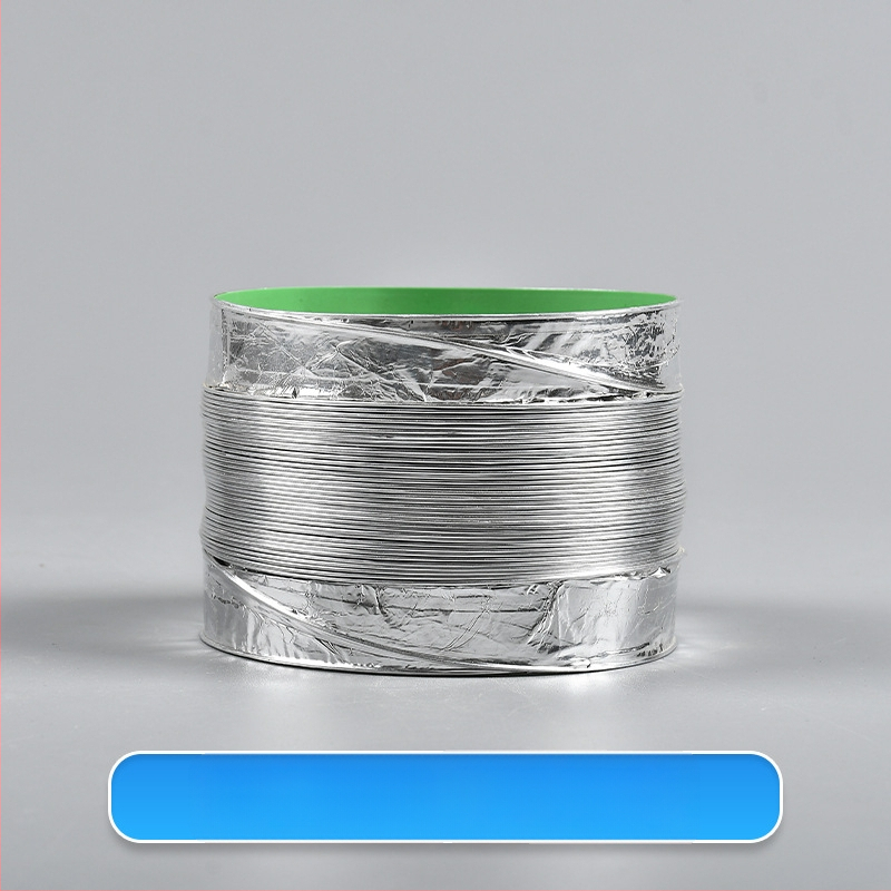 Телескопична двупластова дебела вентилационна тръба с алуминиево фолио за кухня и баня