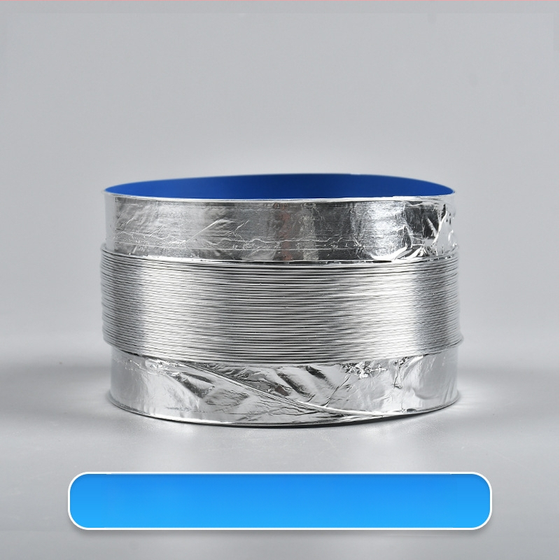 Телескопична двупластова дебела вентилационна тръба с алуминиево фолио за кухня и баня