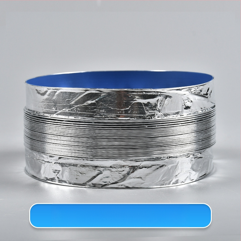 Телескопична двупластова дебела вентилационна тръба с алуминиево фолио за кухня и баня