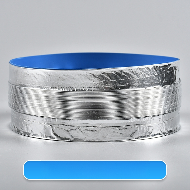 Телескопична двупластова дебела вентилационна тръба с алуминиево фолио за кухня и баня