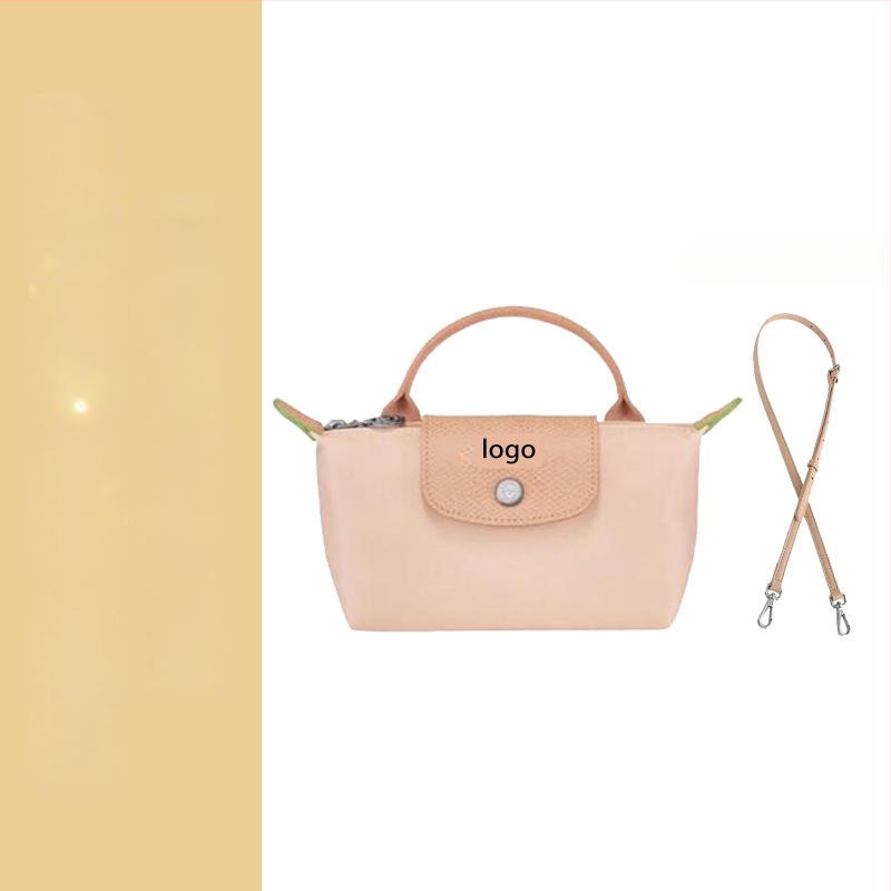 Μίνι τσάντα με φόρμα dumpling, καμβάς, αστικός απλός στυλ, φερμουάρ, επένδυση Oxford