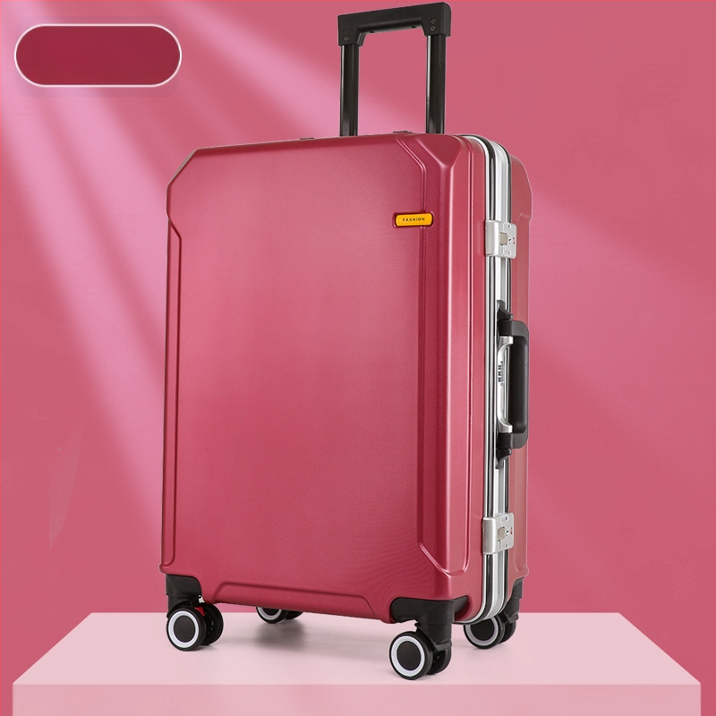 Τροχήλατη βαλίτσα ταξιδιού με USB θύρα και αντικλοπή, αποσπώμενοι τροχοί, άνοιγμα με αλουμινένιο πλαίσιο, λουκέτο, βάρος 2,5 kg