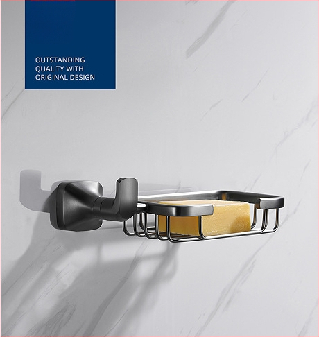 Fali törölközőtartó, 304 rozsdamentes acél, elektroplatált felület, Mu Ku, egyszerű stílus