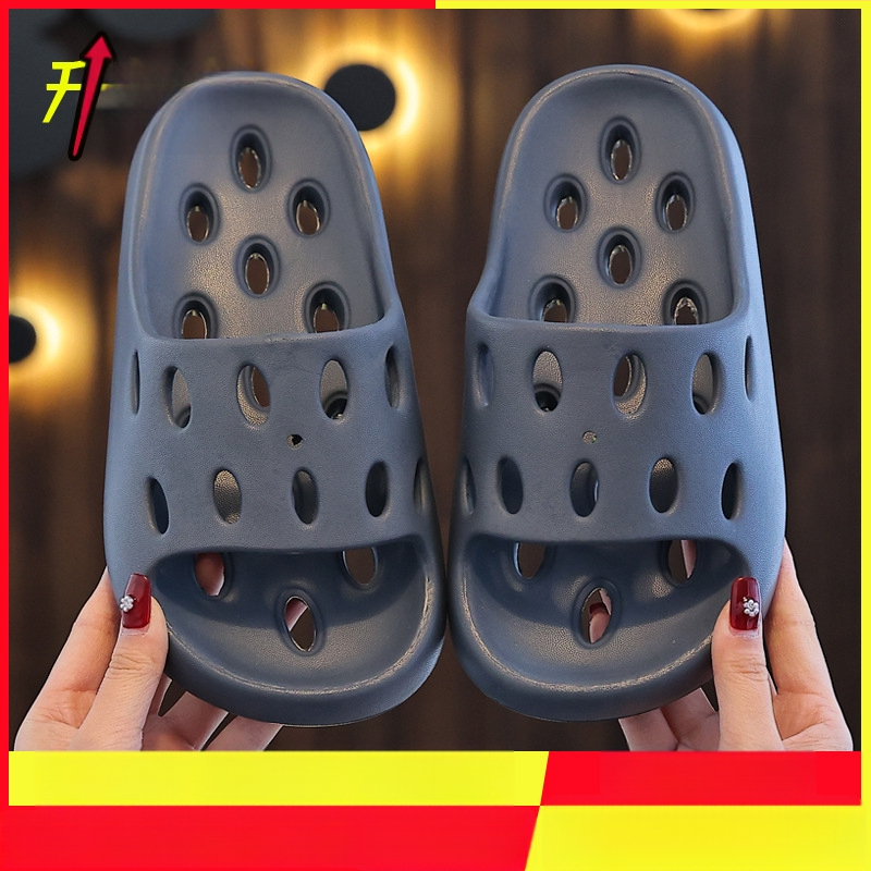 Gyerekek EVA fürdőpapucs – gyorsan száradó, csúszásmentes, szellőző üreges kialakítás, uniszex, szülő-gyerek papucs