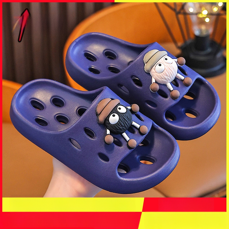 Gyerekek EVA fürdőpapucs – gyorsan száradó, csúszásmentes, szellőző üreges kialakítás, uniszex, szülő-gyerek papucs