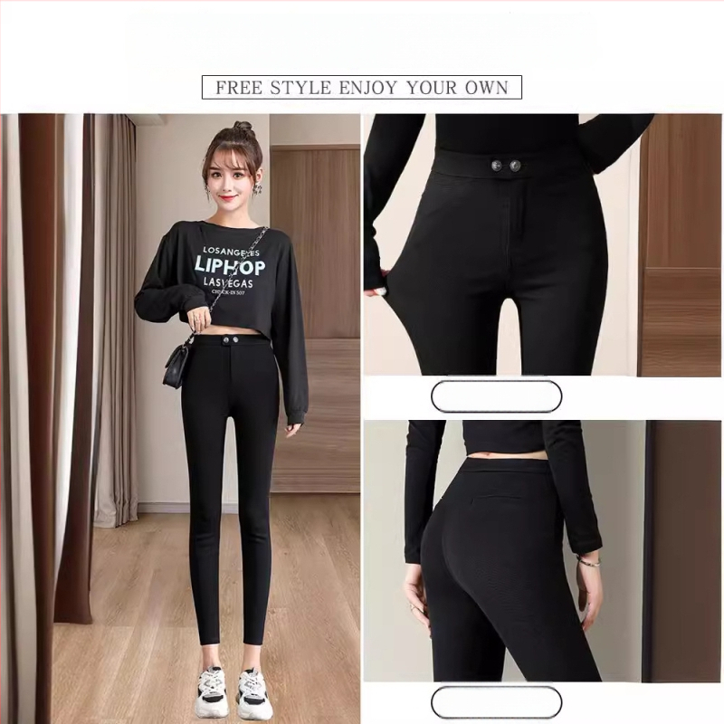 Γυναικείοι κολάν με ψηλή μέση, εφαρμοστό στυλ, μήκος 3/4, μονόχρωμο, 80–90% βισκόζη με <30% σπαντέξ, μεσαίας πυκνότητας, υψηλή ελαστικότητα