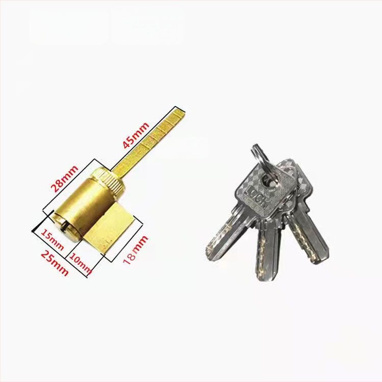 Цилиндър за заключване за интериорни врати, мед/цинк, Ju jia, модерен минималистичен стил